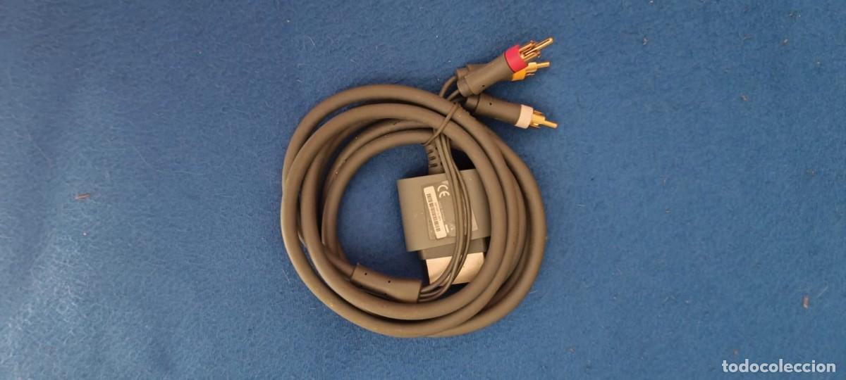 Videojuegos y consolas: Cable de video Xbox 360 original salida AV - Foto 2