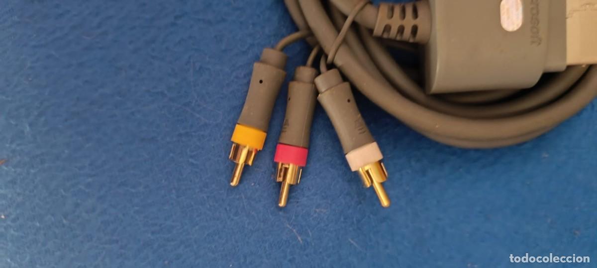 Videojuegos y consolas: Cable de video Xbox 360 original salida AV - Foto 3