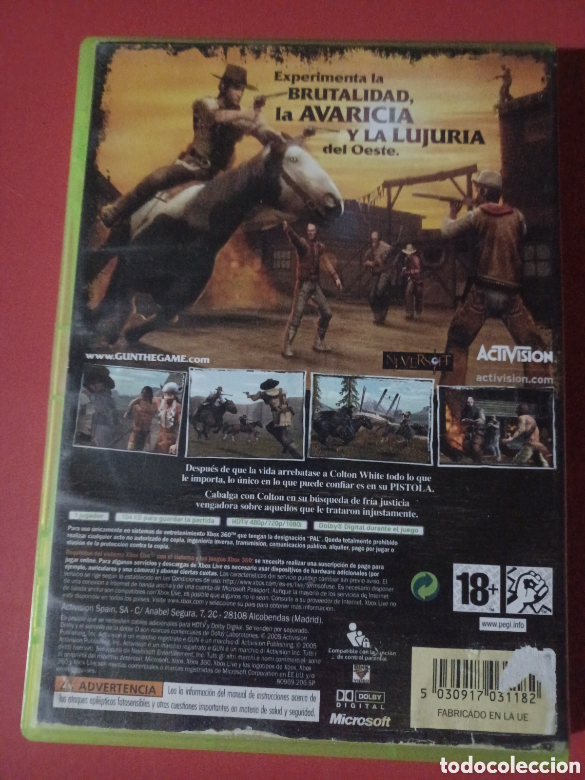 Videojuegos y consolas: Videojuego xbox 360 GUN - Foto 2