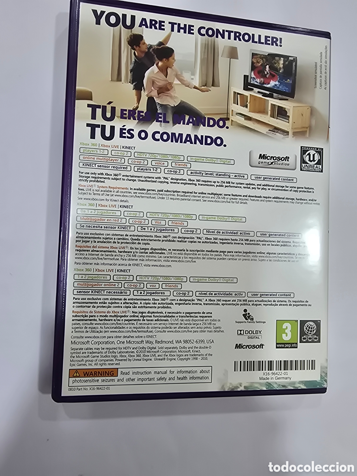 Videojuegos y consolas: KINECT ADVENTURES ! X- BOX 360 - Foto 2