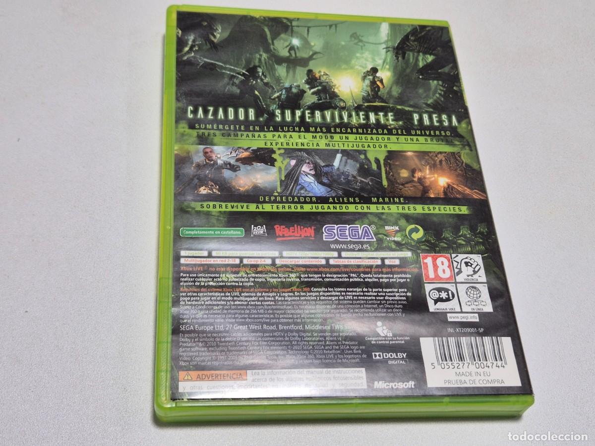 Videojuegos y consolas: ALIENS VS PREDATOR . Xbox 360 - Foto 2