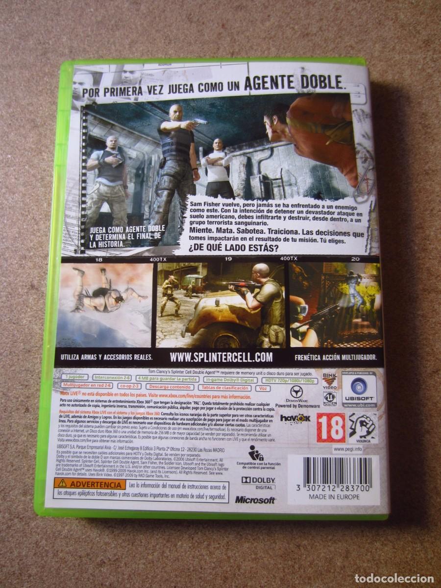Videojuegos y consolas: Splinter Cell Double Agent (Microsoft Xbox 360) - Foto 3