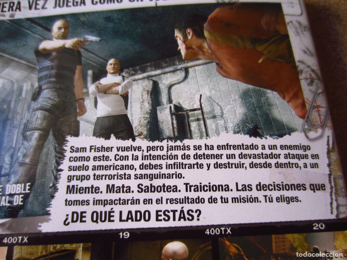 Videojuegos y consolas: Splinter Cell Double Agent (Microsoft Xbox 360) - Foto 4