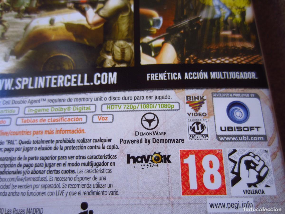 Videojuegos y consolas: Splinter Cell Double Agent (Microsoft Xbox 360) - Foto 5