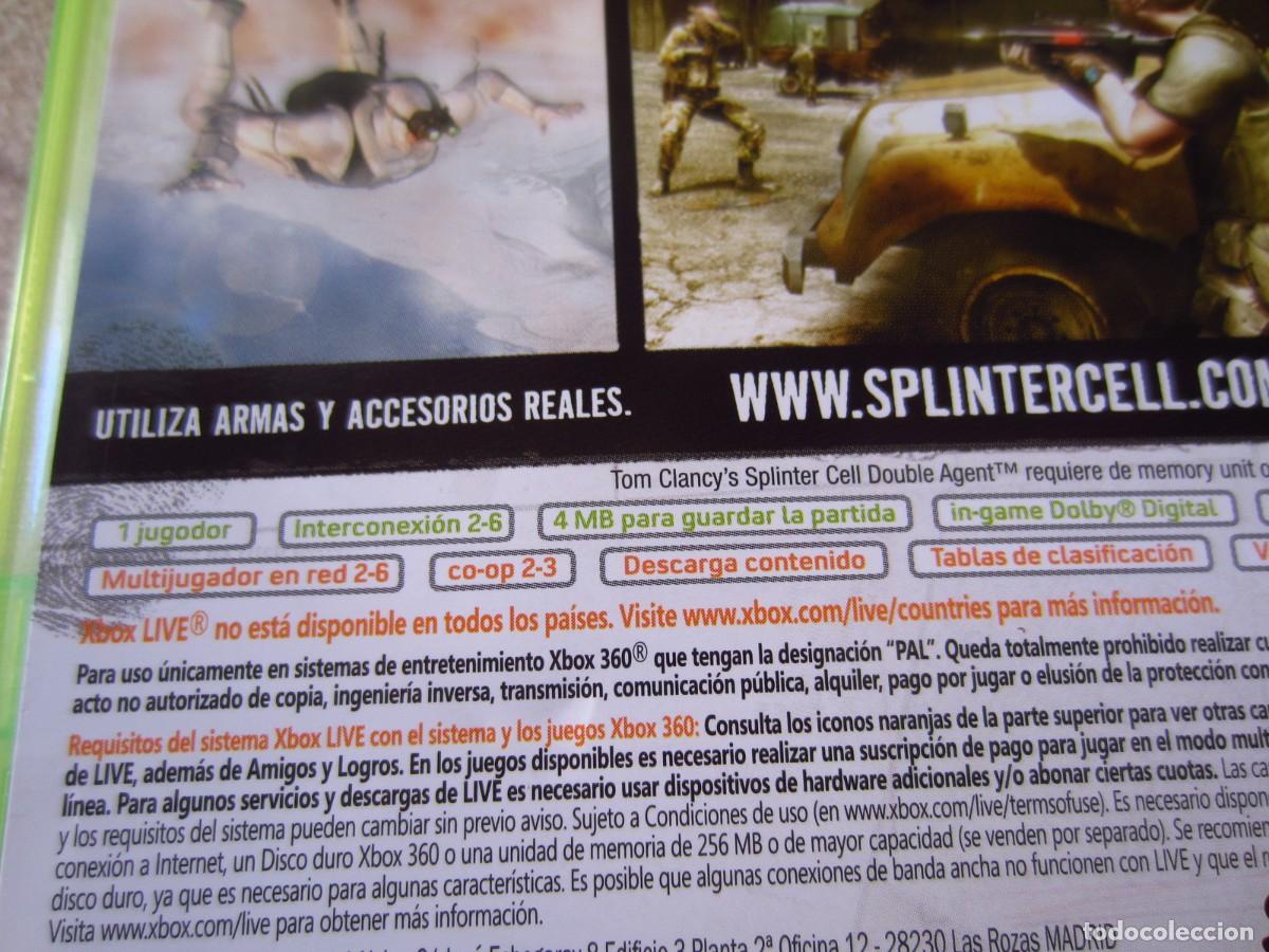 Videojuegos y consolas: Splinter Cell Double Agent (Microsoft Xbox 360) - Foto 6