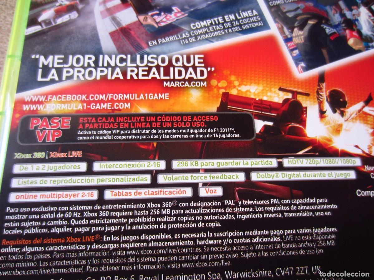 Videojuegos y consolas: F1 Formula 1 2011 (Microsoft Xbox 360) - Foto 4