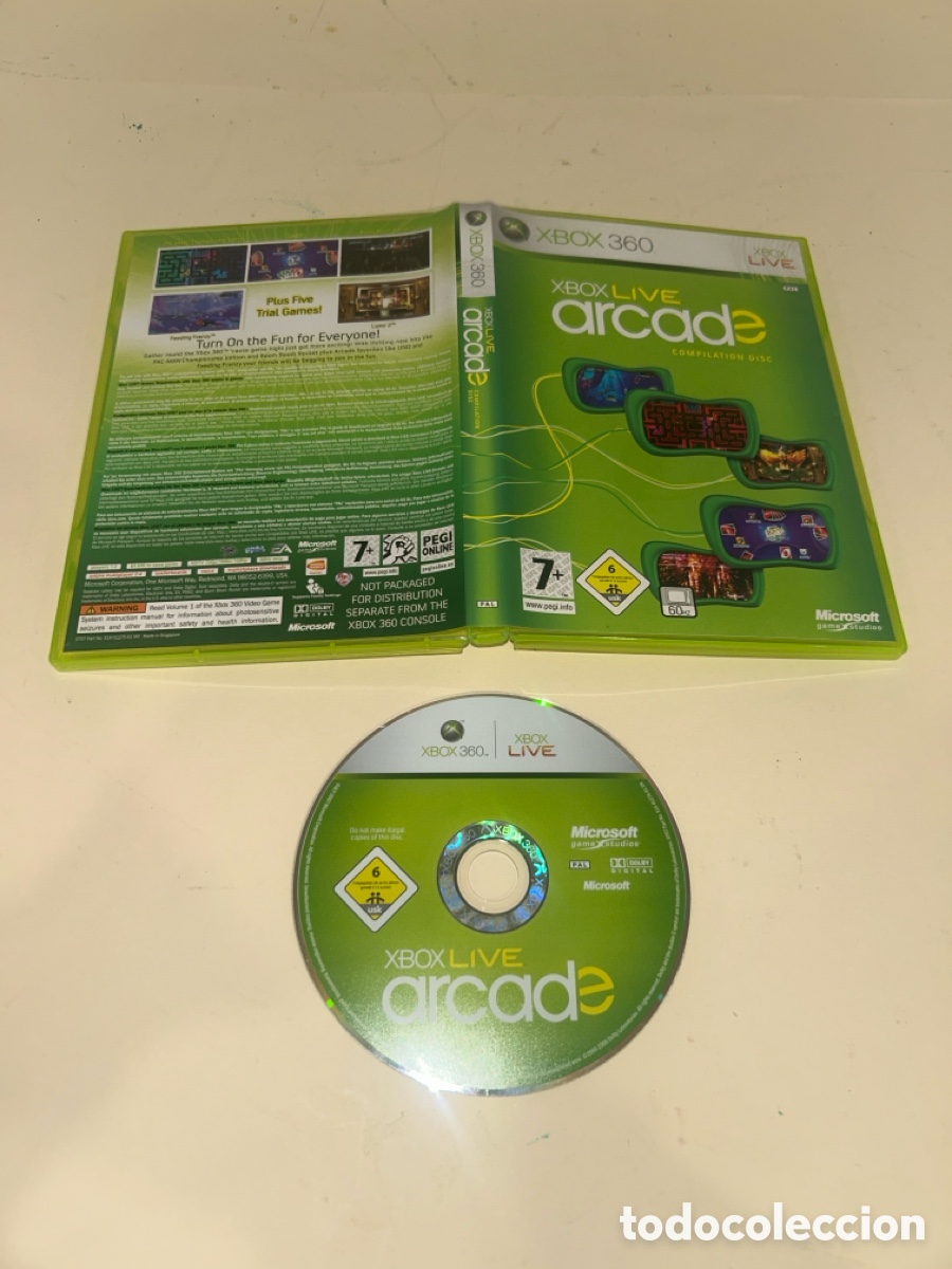Videojuegos y consolas: XBOX 360 - - LIVE * ARCADE * COMPILATION DISC - Foto 1