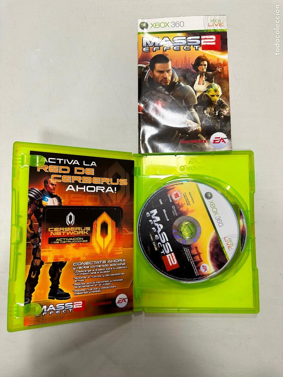 Videojuegos y consolas: Mass Effect 2 - Xbox 360 Xbox360 - PAL ESP COMPLETO - Foto 2