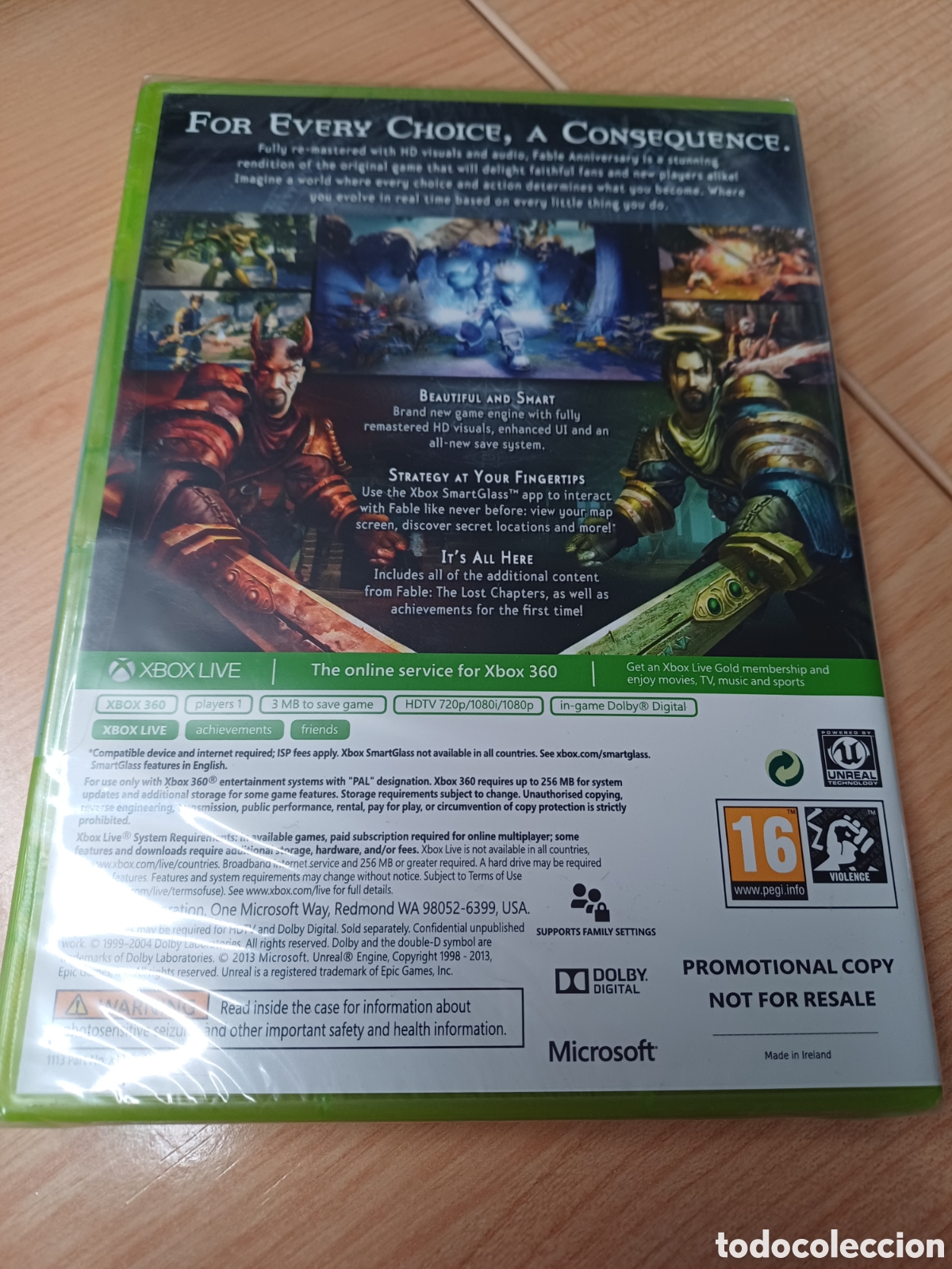 Videojuegos y consolas: FABLE ANNIVERSARY MICROSFOT XBOX 360 - PRECINTADO - Foto 2