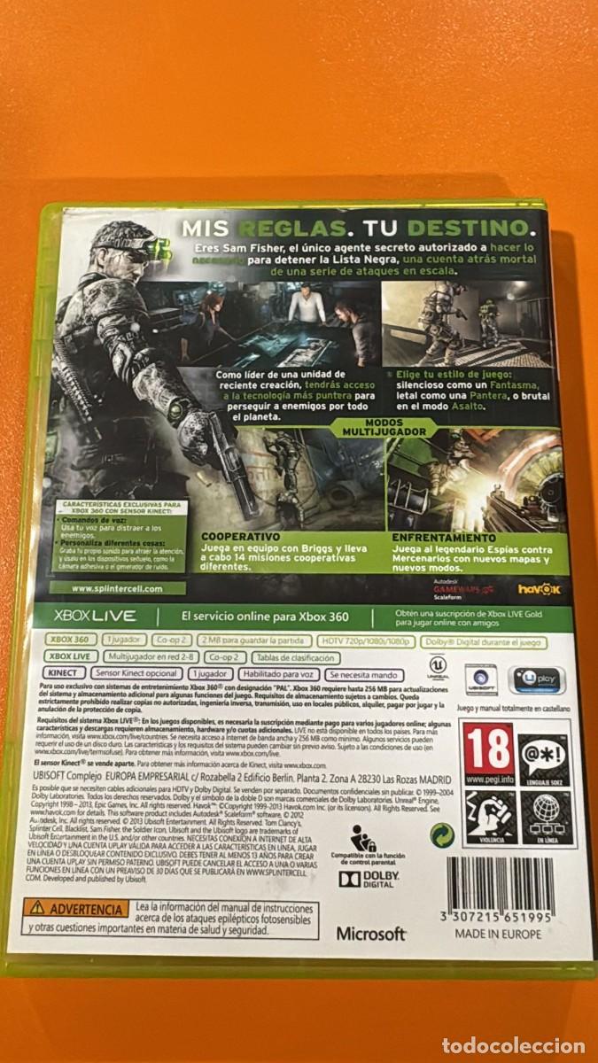 Videojuegos y consolas: Splinter Cell Blacklist [Xbox 360] - Foto 2
