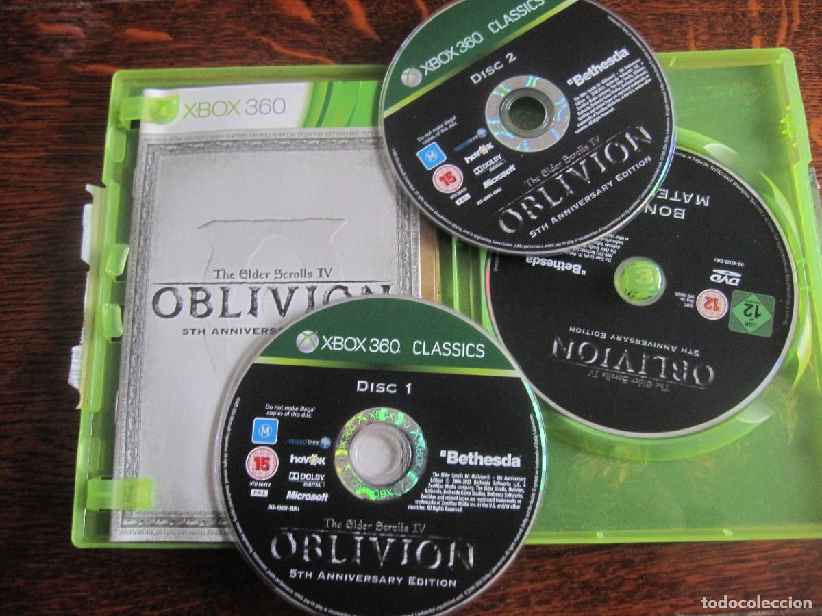 Videojuegos y consolas: OBLIVION 5th Anniversary Edition. 3 discos. - Foto 2