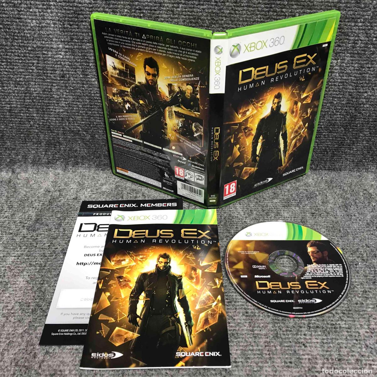 Videojuegos y consolas: DEUS EX HUMAN REVOLUTION MICROSOFT XBOX 360 - Foto 1