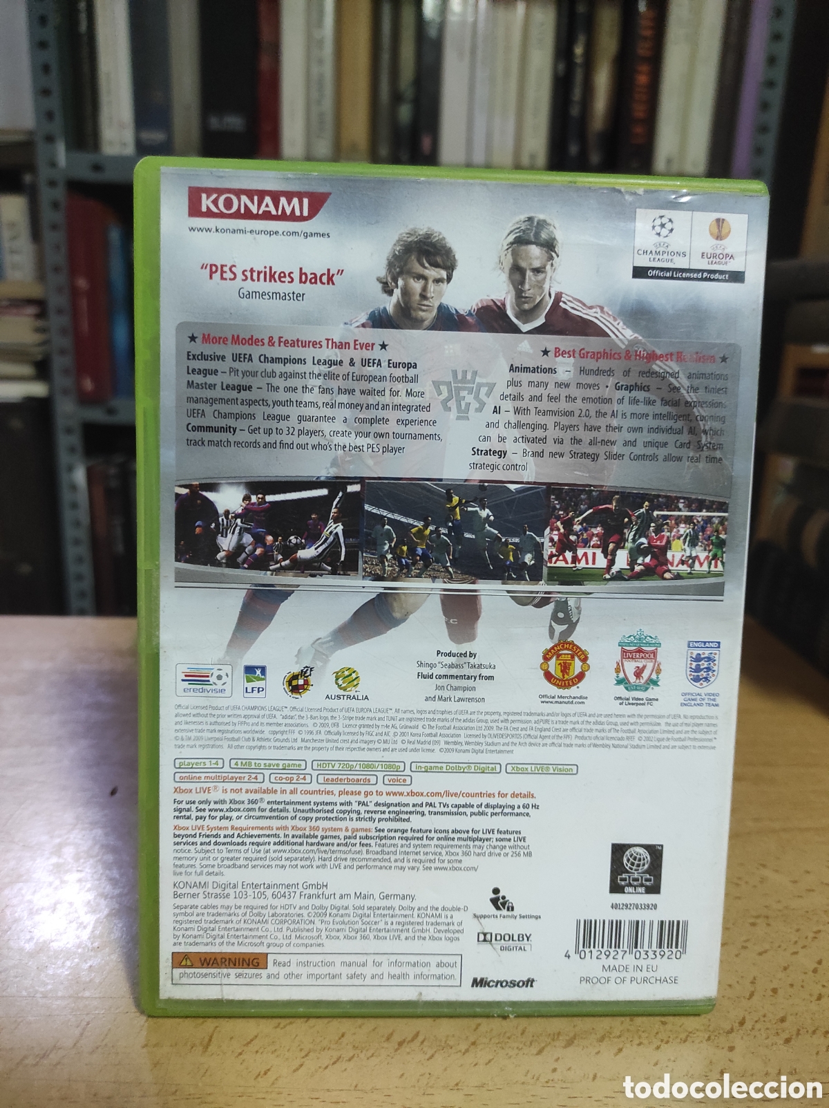 Videojuegos y consolas: PES 2010 XBOX 360. KONAMI - Foto 2