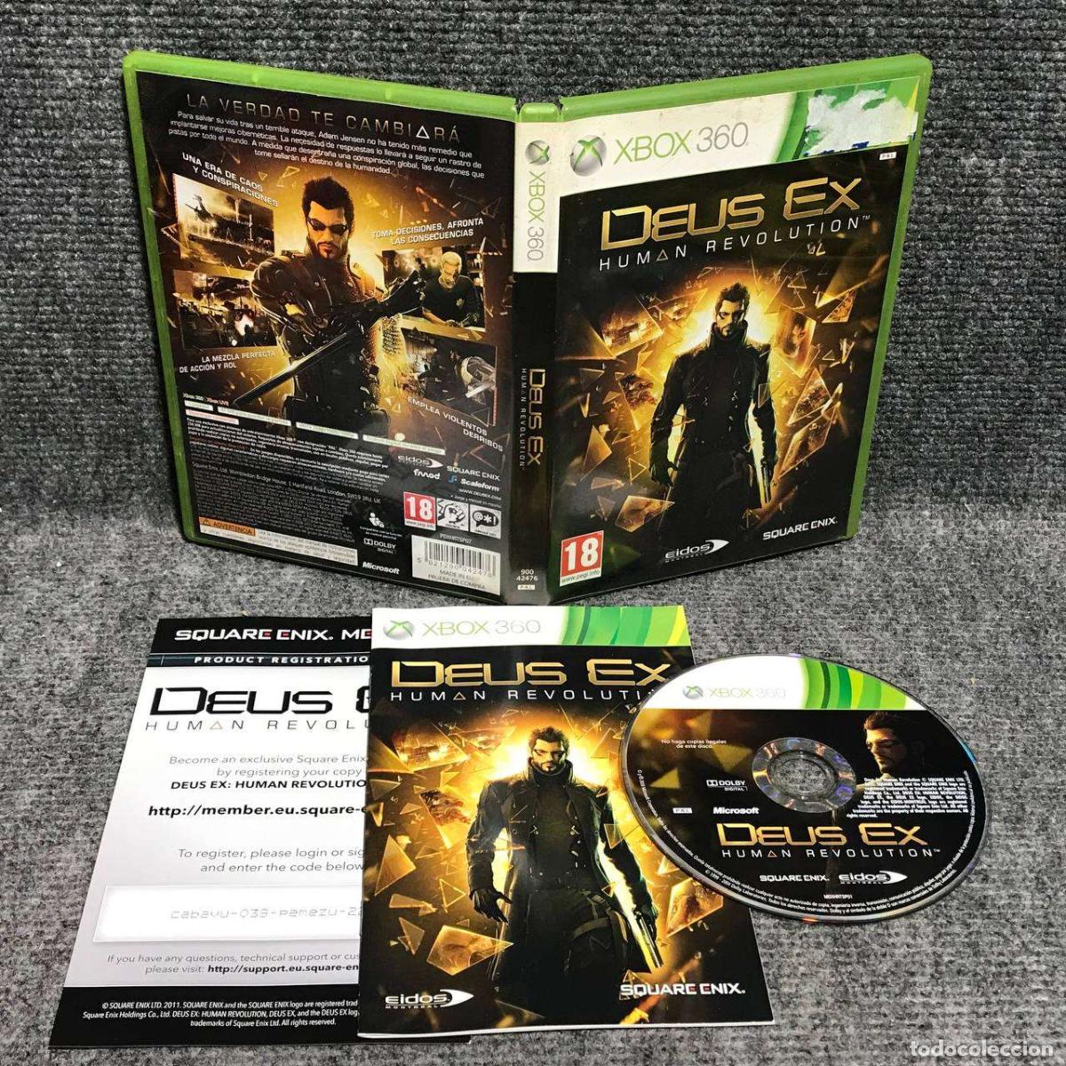 Videojuegos y consolas: DEUS EX HUMAN REVOLUTION MICROSOFT XBOX 360 - Foto 1