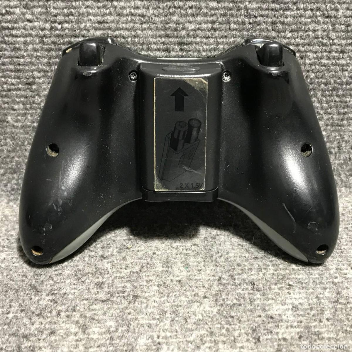 Videojuegos y consolas: MANDO WIRELESS NEGRO MICROSOFT XBOX 360 - Foto 2