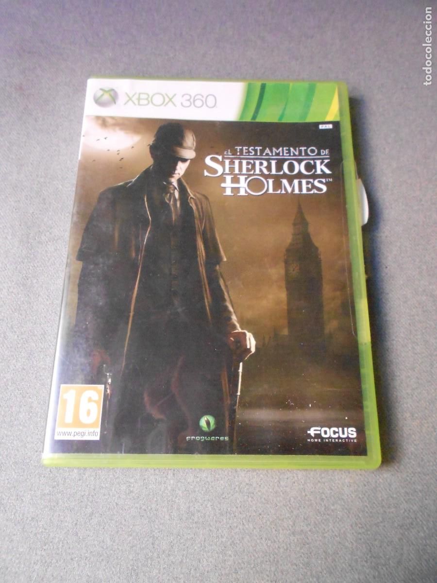 Videojuegos y consolas: X BOX 360. EL TESTAMENTO DE SHELOCK HOLMES - Foto 1