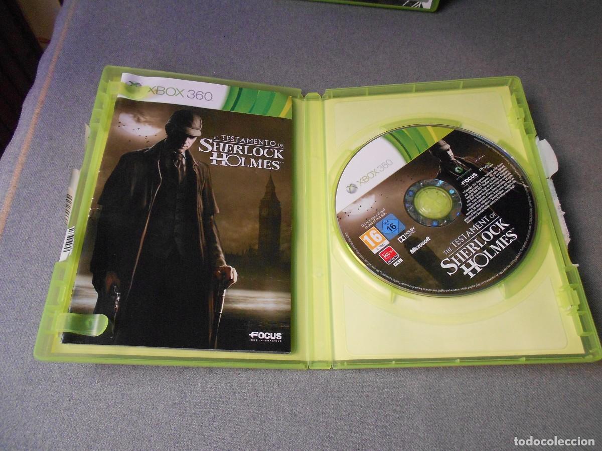 Videojuegos y consolas: X BOX 360. EL TESTAMENTO DE SHELOCK HOLMES - Foto 2