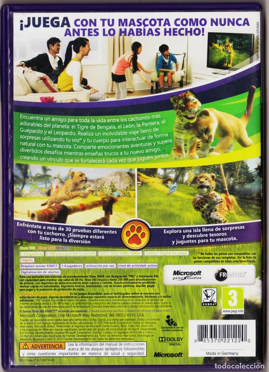 Videojuegos y consolas: KINECTIMALS - Xbox 360 requiere Sensor Kinect - PAL - Microsoft, 2010. - Foto 2
