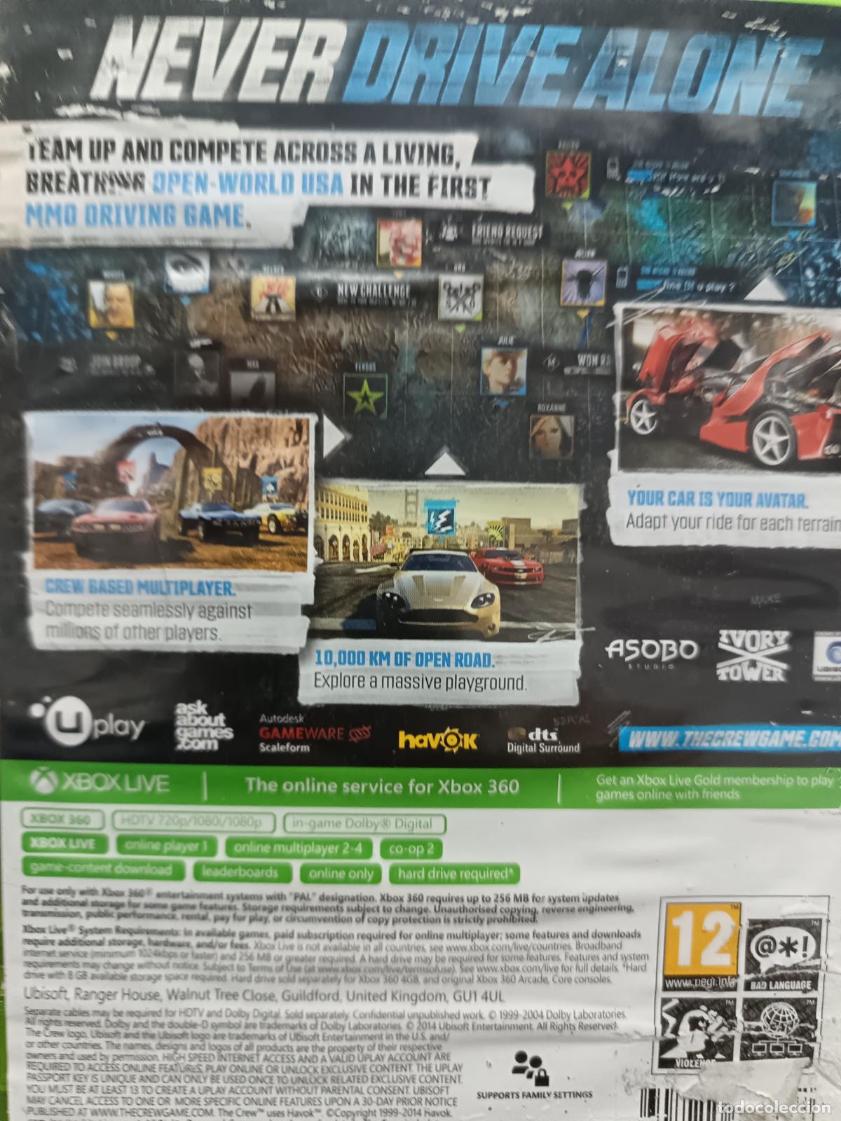 Videojuegos y consolas: THE CREW - XBOX 360 PAL - Foto 3