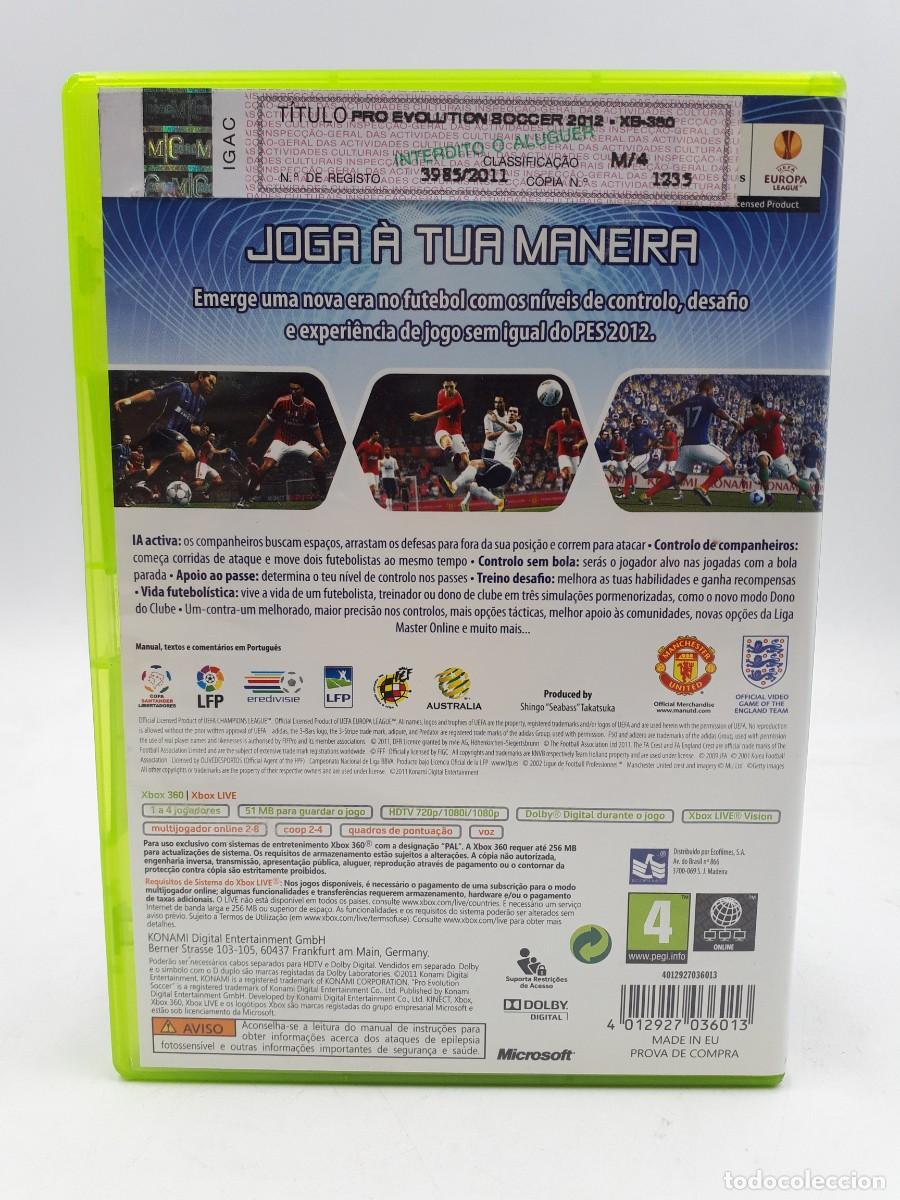Videojuegos y consolas: JUEGO COMPLETO Pro Evolution Soccer 2012 MICROSOFT XBOX 360 PAL - Foto 2