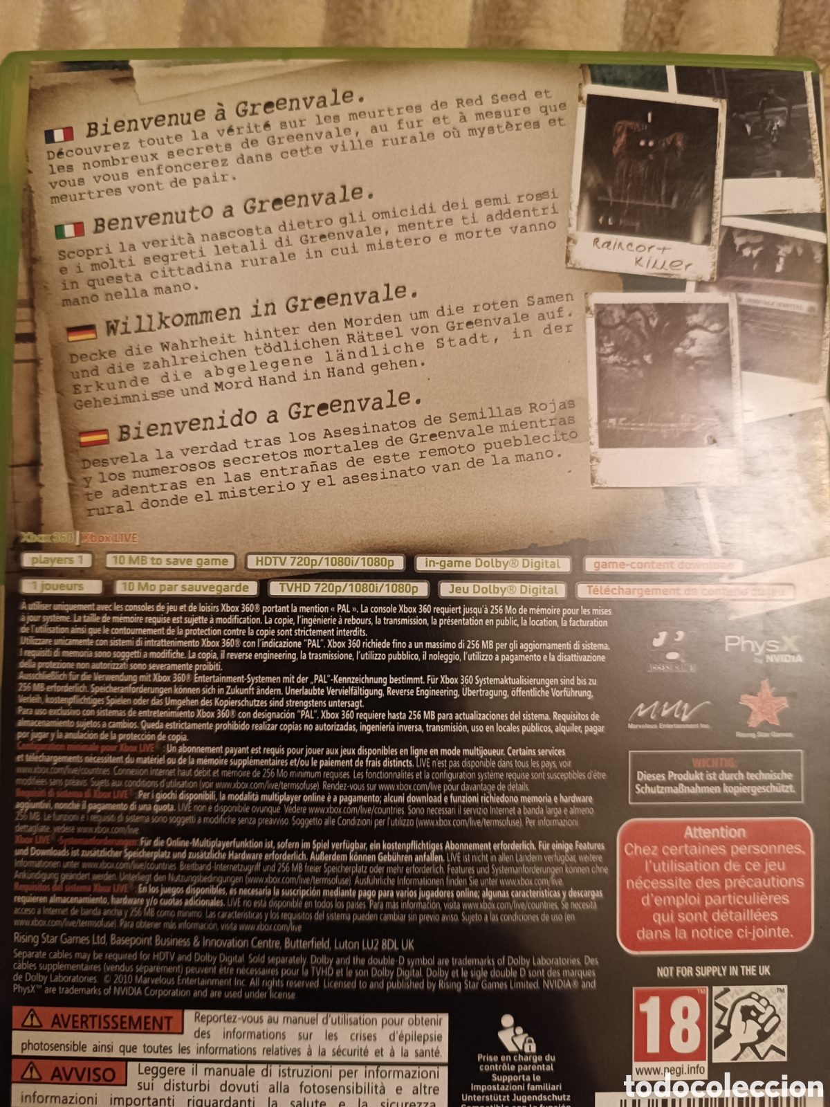 Videojuegos y consolas: Deadly premonition. Juego para Xbox 360 - Foto 3