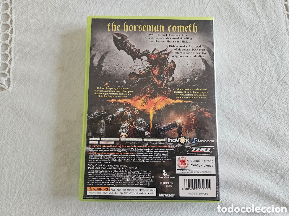 Videojuegos y consolas: Xbox360 juego Darksiders - Foto 3