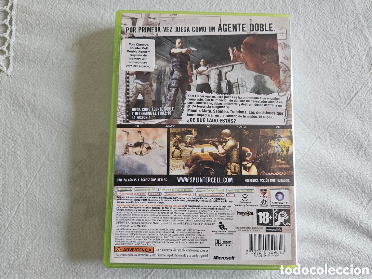 Videojuegos y consolas: Xbox360 Splinter Cell Double Agent - Foto 4