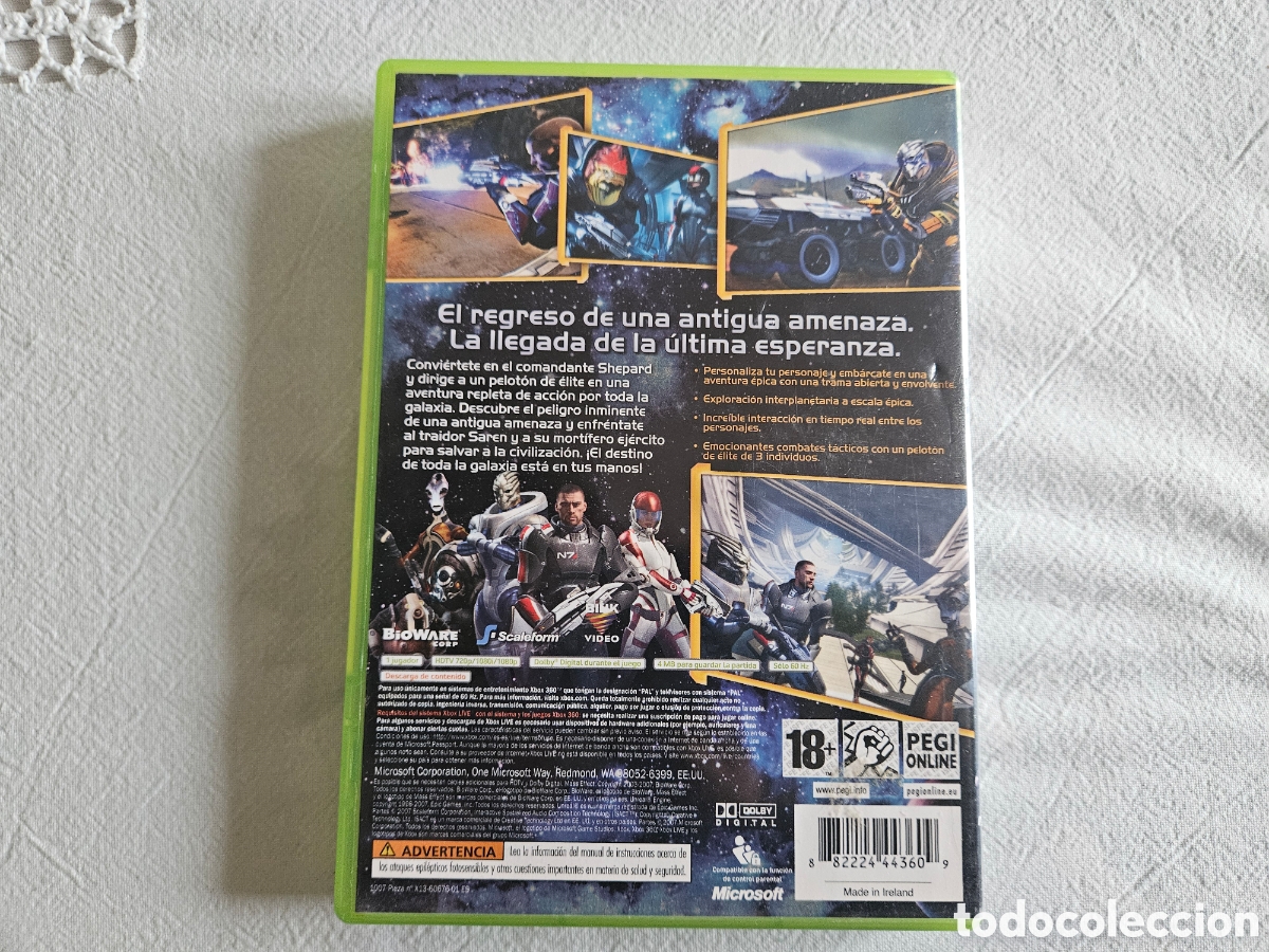 Videojuegos y consolas: XBOX360 JUEGO MASS EFFECT VERSI&Oacute;N ESPA&Ntilde;OLA - Foto 3