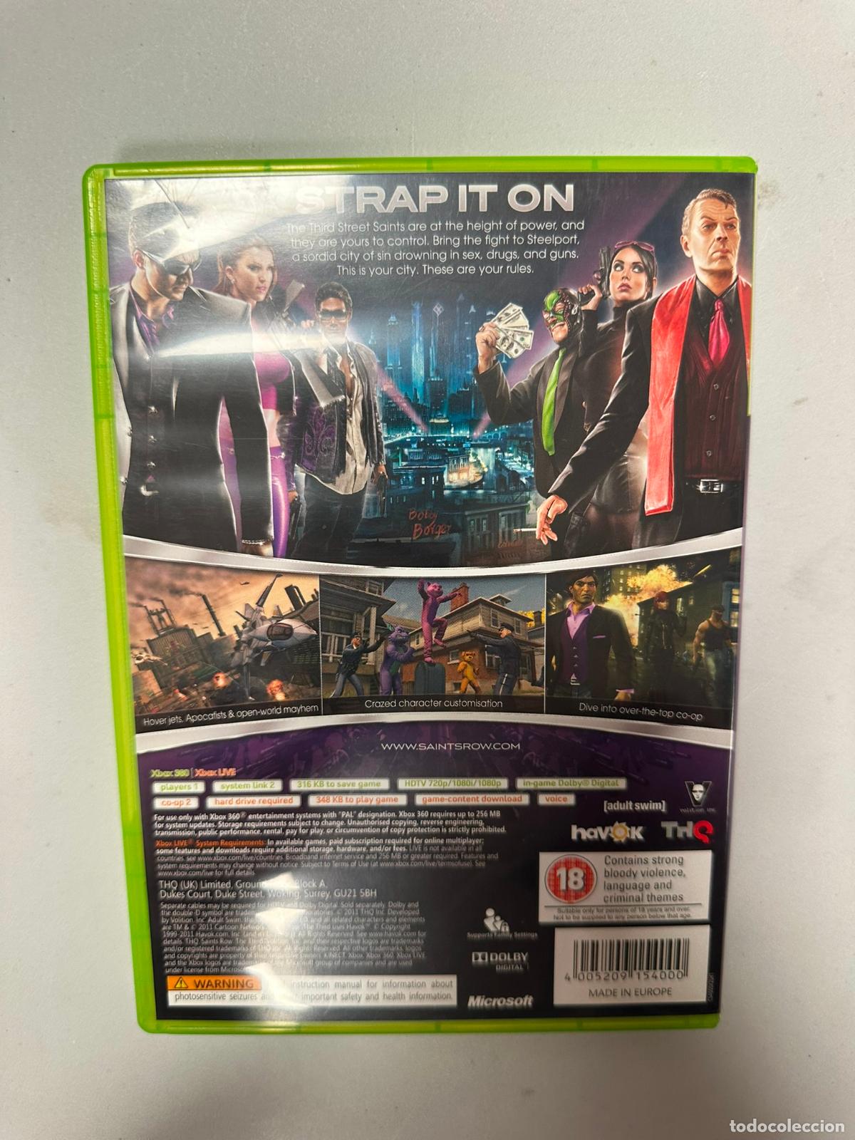 Videojuegos y consolas: Saints row the third - Xbox 360 - PAL UK - Foto 3