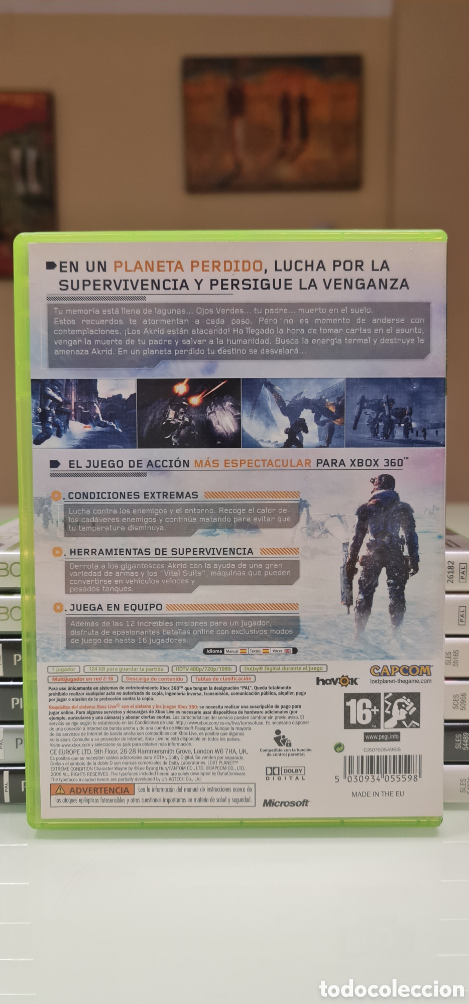 Videojuegos y consolas: Lost Planet Xbox 360 PAL Espa&ntilde;a - Foto 3
