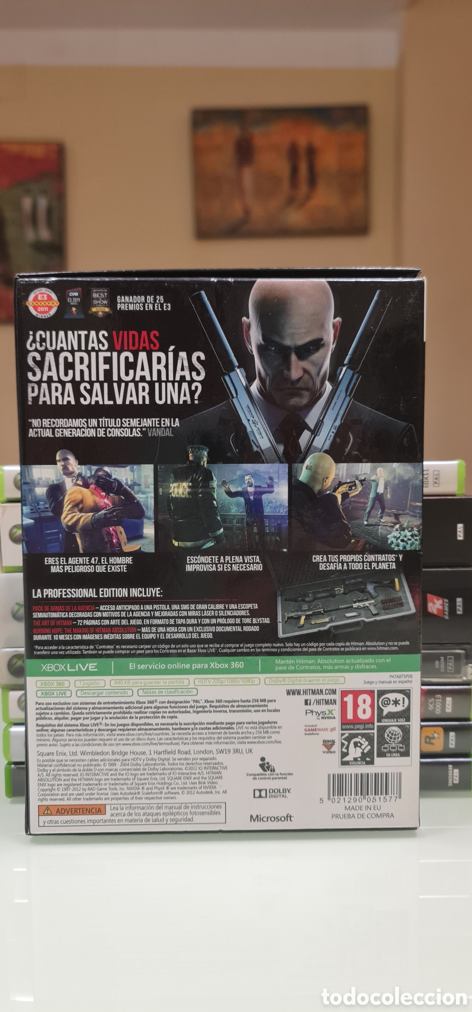 Videojuegos y consolas: Hitman Absolution Edici&oacute;n Profesional Xbox 360 PAL ESPA&Ntilde;A - Foto 2