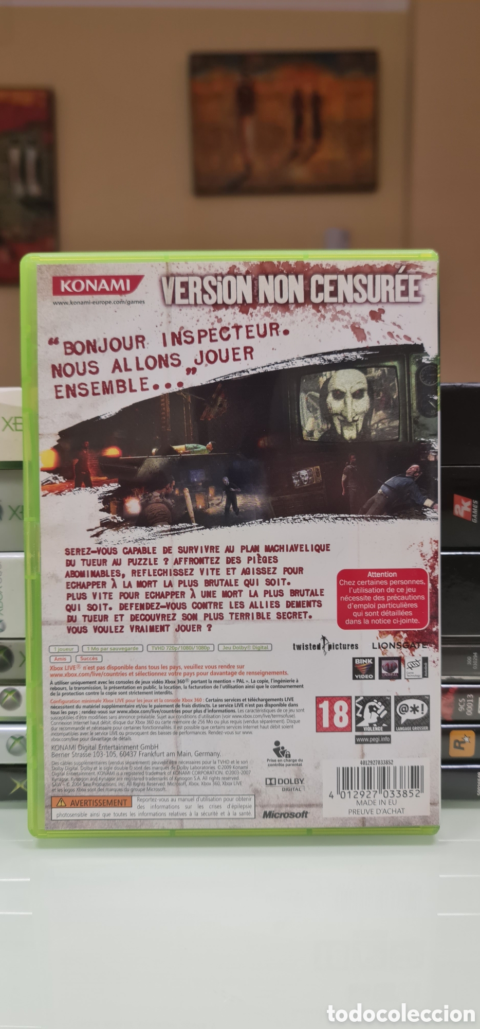 Videojuegos y consolas: SAW - XBOX 360 KONAMI - Foto 3