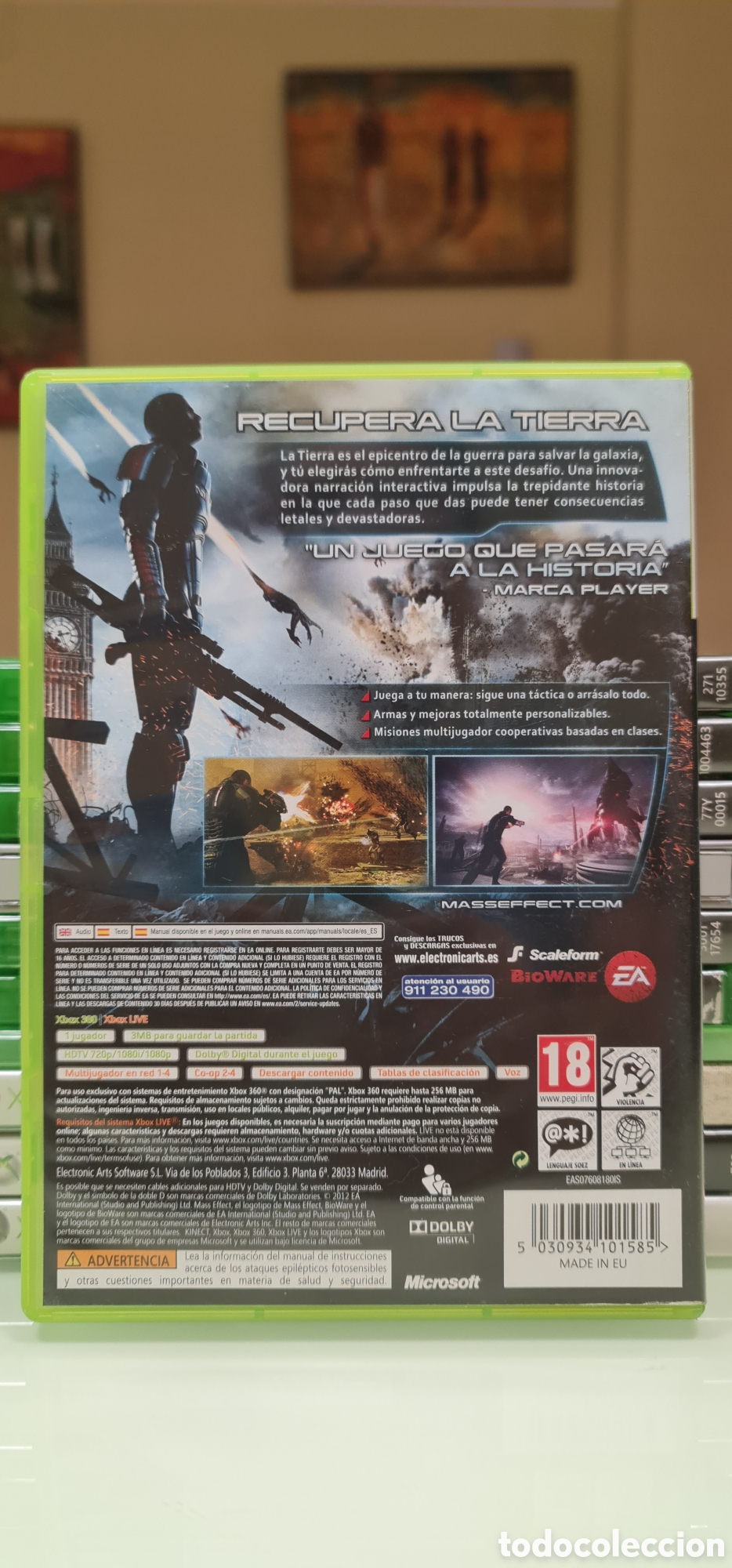 Videojuegos y consolas: MASS EFFECT 3 XBOX 360 PAL ESPA&Ntilde;A - Foto 3