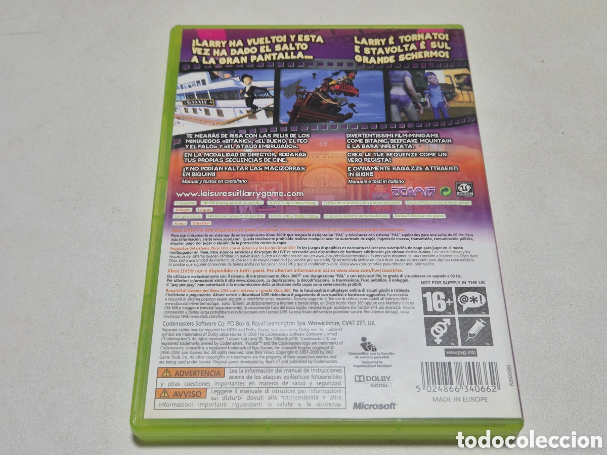 Videojuegos y consolas: LEISURE SUIT LARRY BOX OFFICE BUST - Foto 2