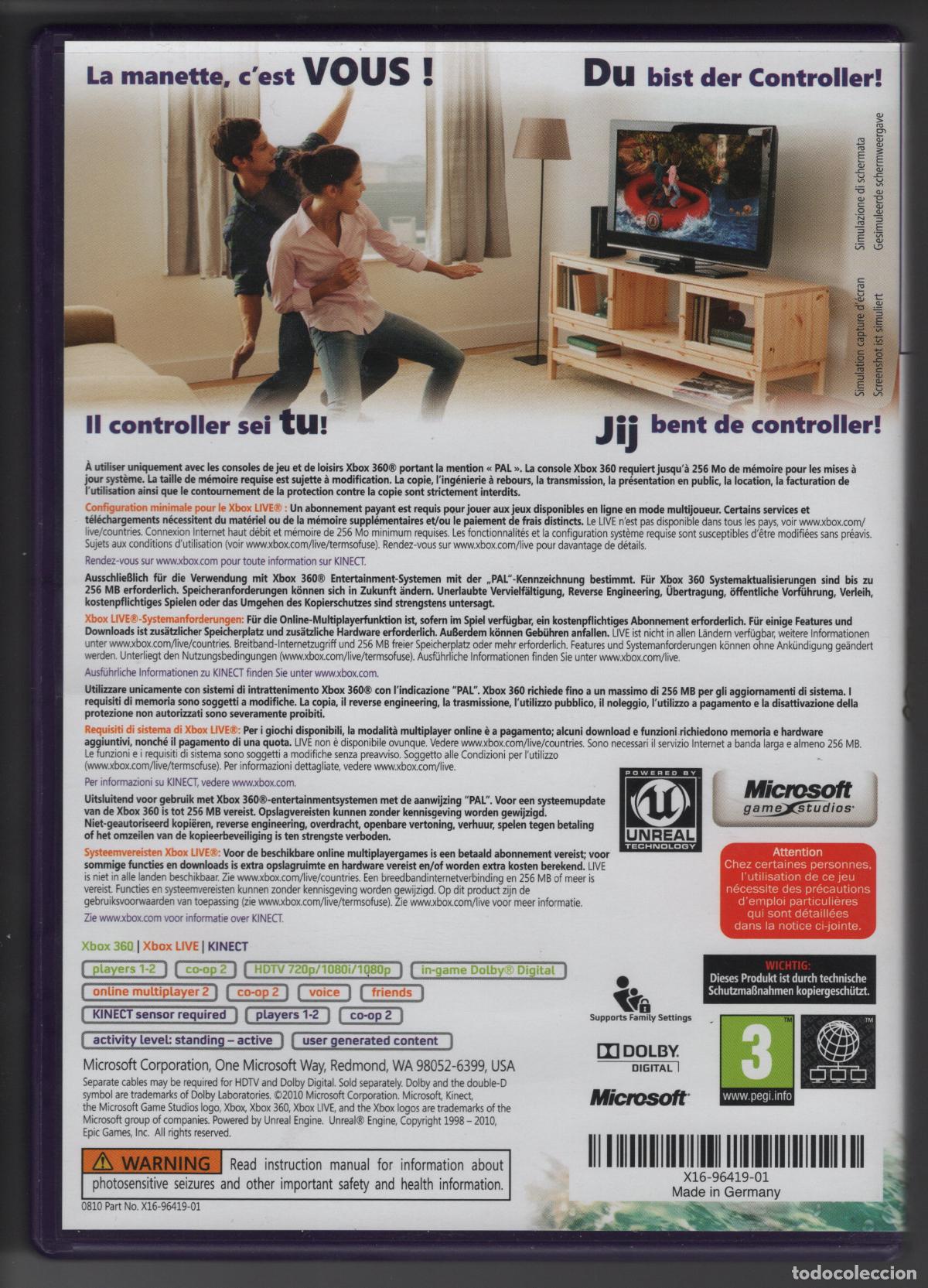 Videojuegos y consolas: KINECT ADVENTURES - XBOX 360 - Foto 2