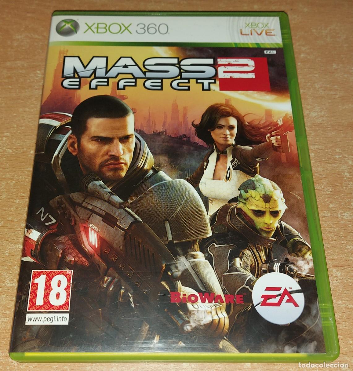 Videojuegos y consolas: MASS EFFECT 2 XBOX 360 PAL ESPA&Ntilde;A 2 DISCOS COMPLETO - Foto 1