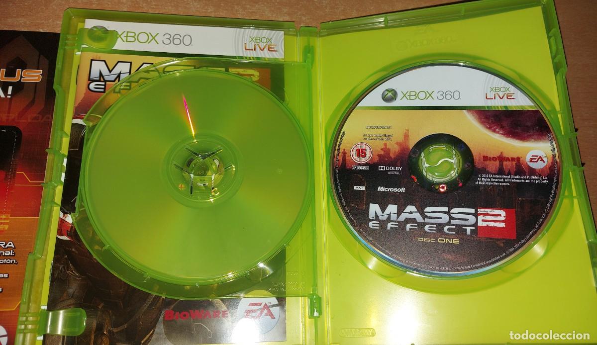 Videojuegos y consolas: MASS EFFECT 2 XBOX 360 PAL ESPA&Ntilde;A 2 DISCOS COMPLETO - Foto 4