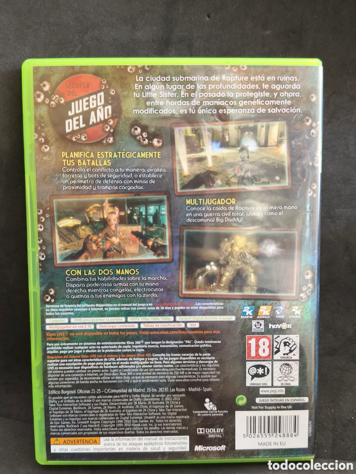 Videojuegos y consolas: Juego Xbox 360 Bioshock 2 - Foto 2