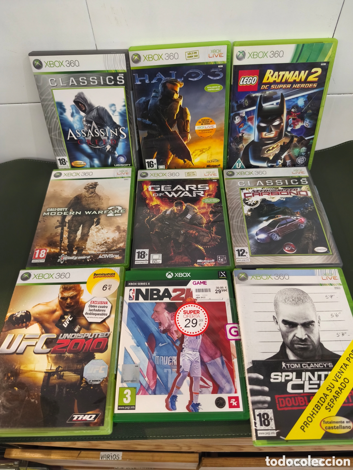Videojuegos y Consolas: Lote 9 juegos Xbox 360