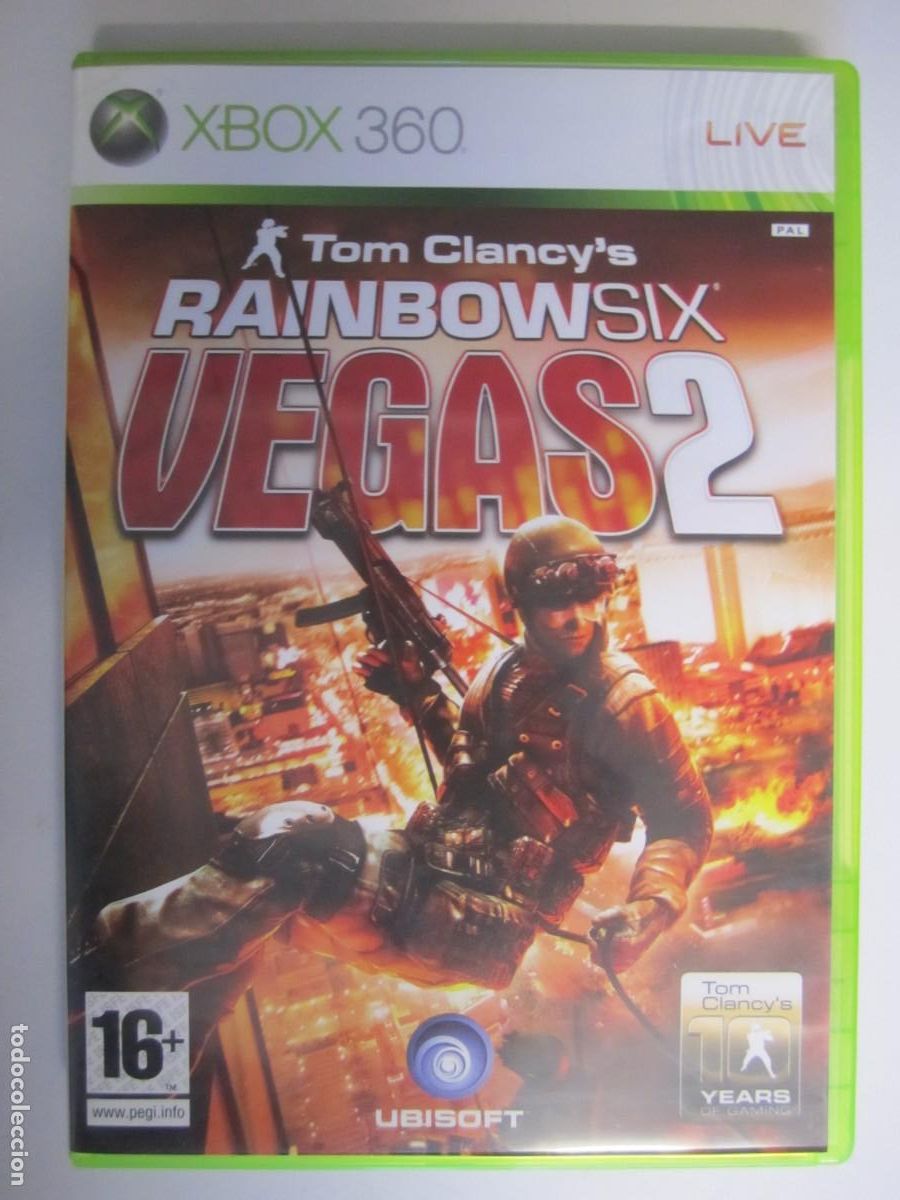 Videojuegos y Consolas: juego xbox 360 tom clancy's rainbow six vegas 2