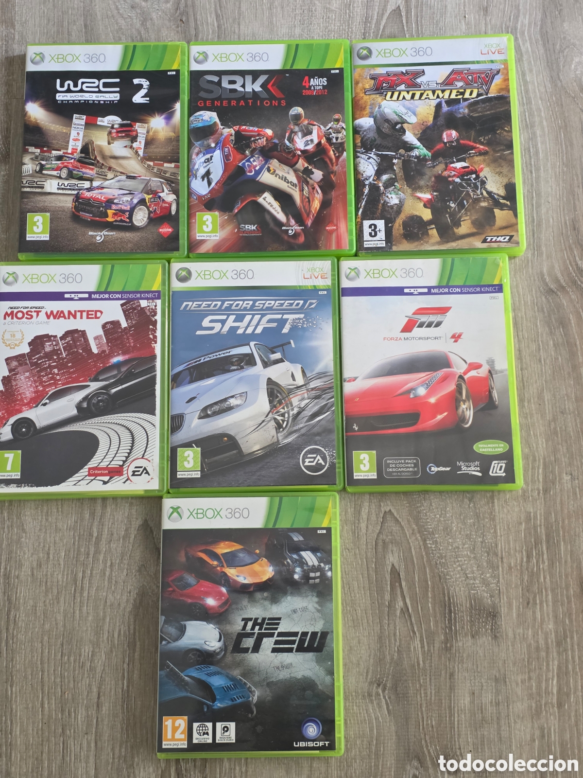 Videojuegos y Consolas: lote juegos xbox 360 coches forza nfs wrc completo