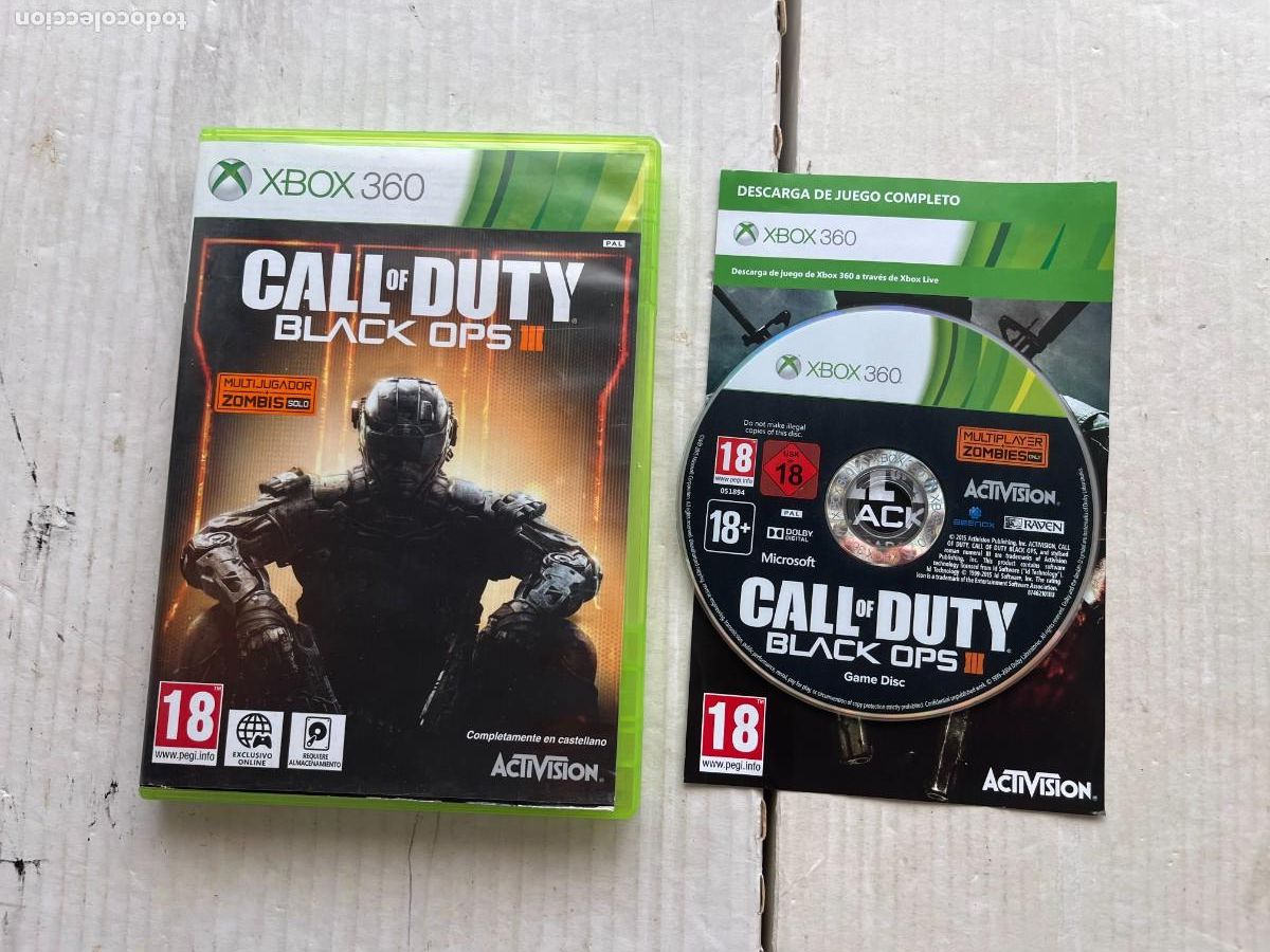Videojuegos y Consolas: call of duty BLACK OPS III 3 - XBOX 360 X360 KREATEN
