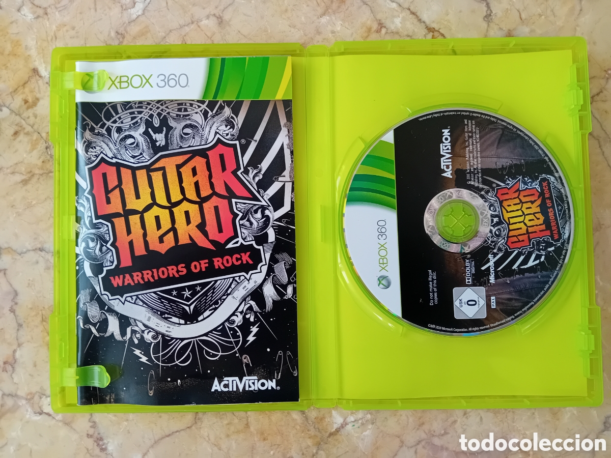 Videojuegos y Consolas: GUITAR HERO WARRIORS OF ROCK - XBOX 360 X360 X-360 KREATEN