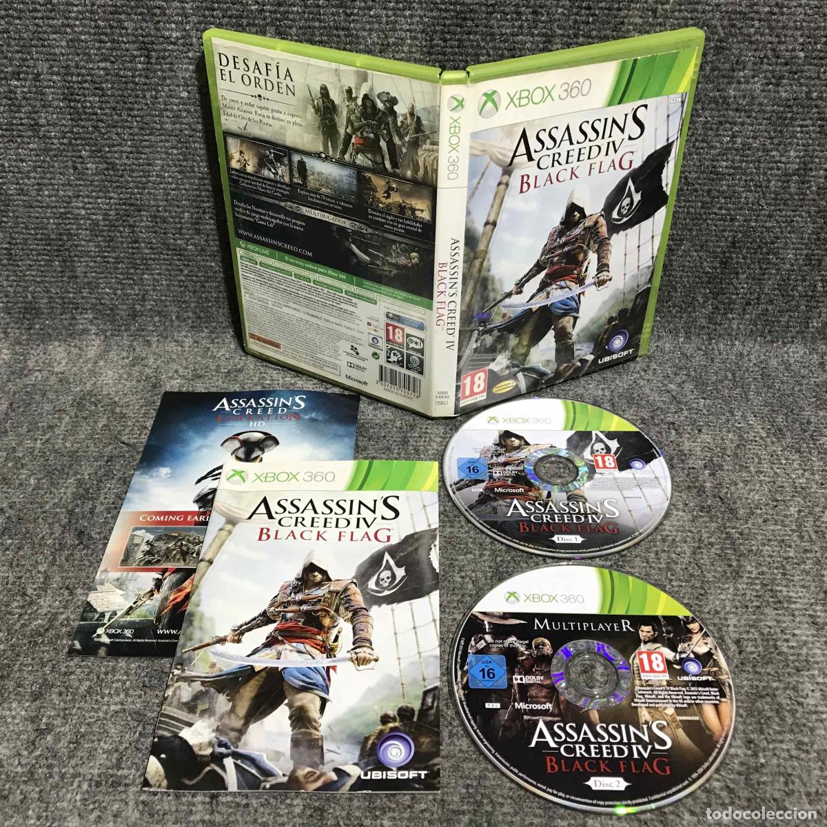 Videojuegos y Consolas: ASSASSINS CREED BLACK FLAG MICROSOFT XBOX 360
