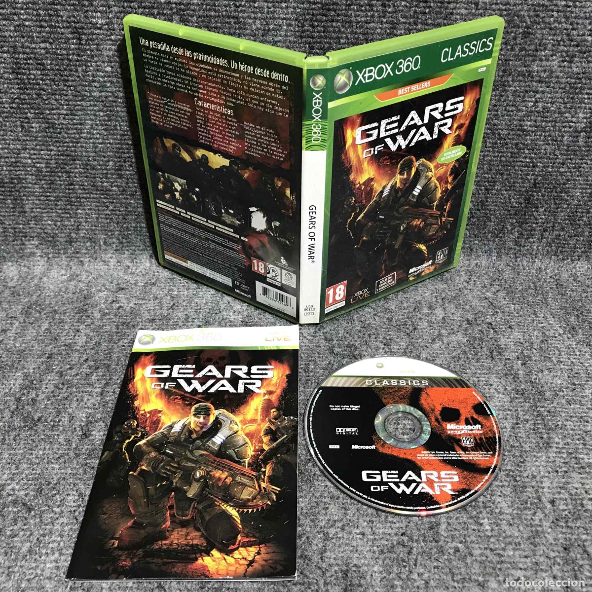 Videojuegos y Consolas: GEARS OF WAR MICROSOFT XBOX 360