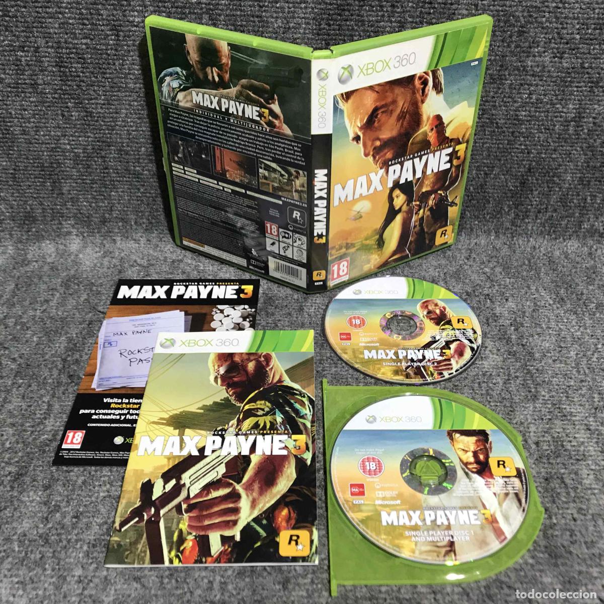 Videojuegos y Consolas: MAX PAYNE 3 MICROSOFT XBOX 360