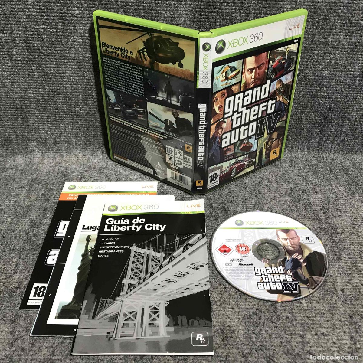Videojuegos y Consolas: GRAND THEFT AUTO IV MICROSOFT XBOX 360