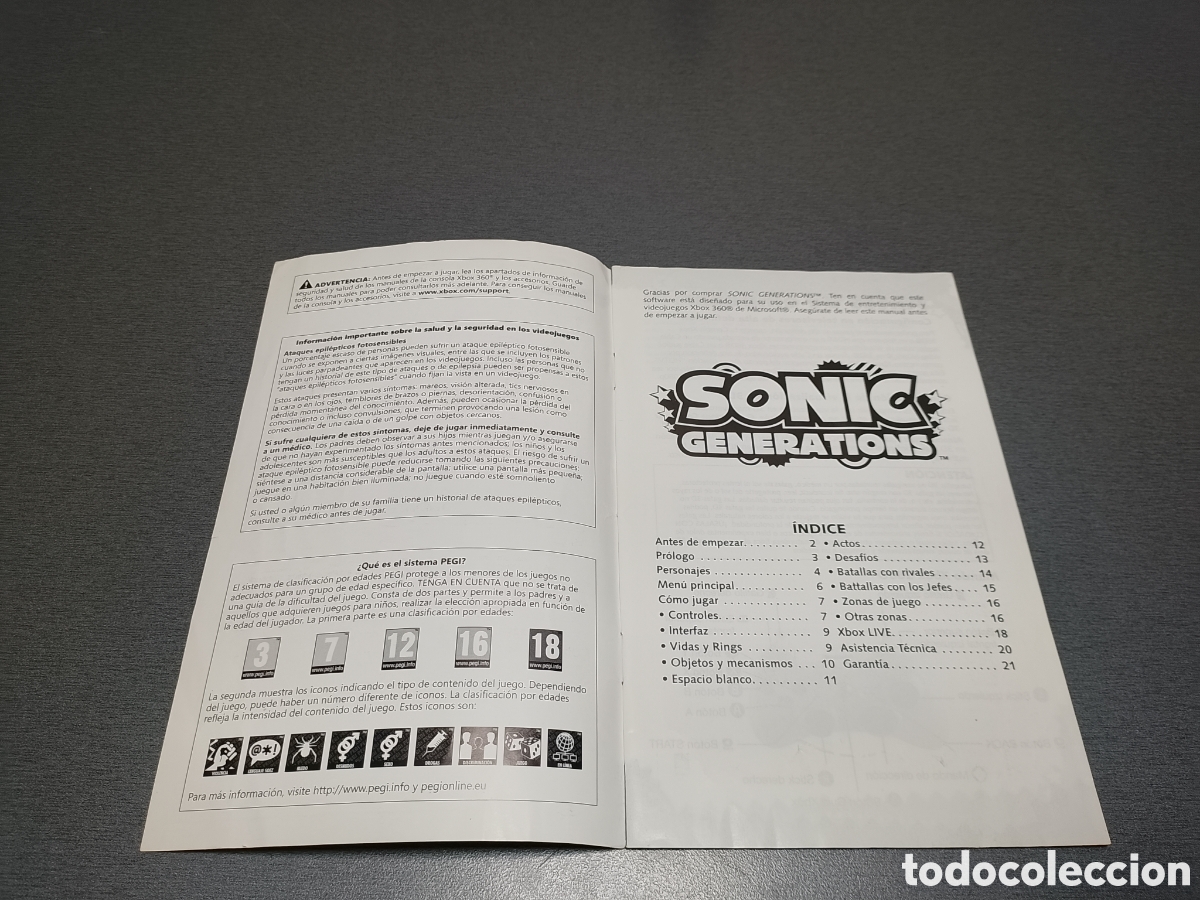Videojuegos y consolas: Manual juego Sonic generations xbox 360 - Foto 5