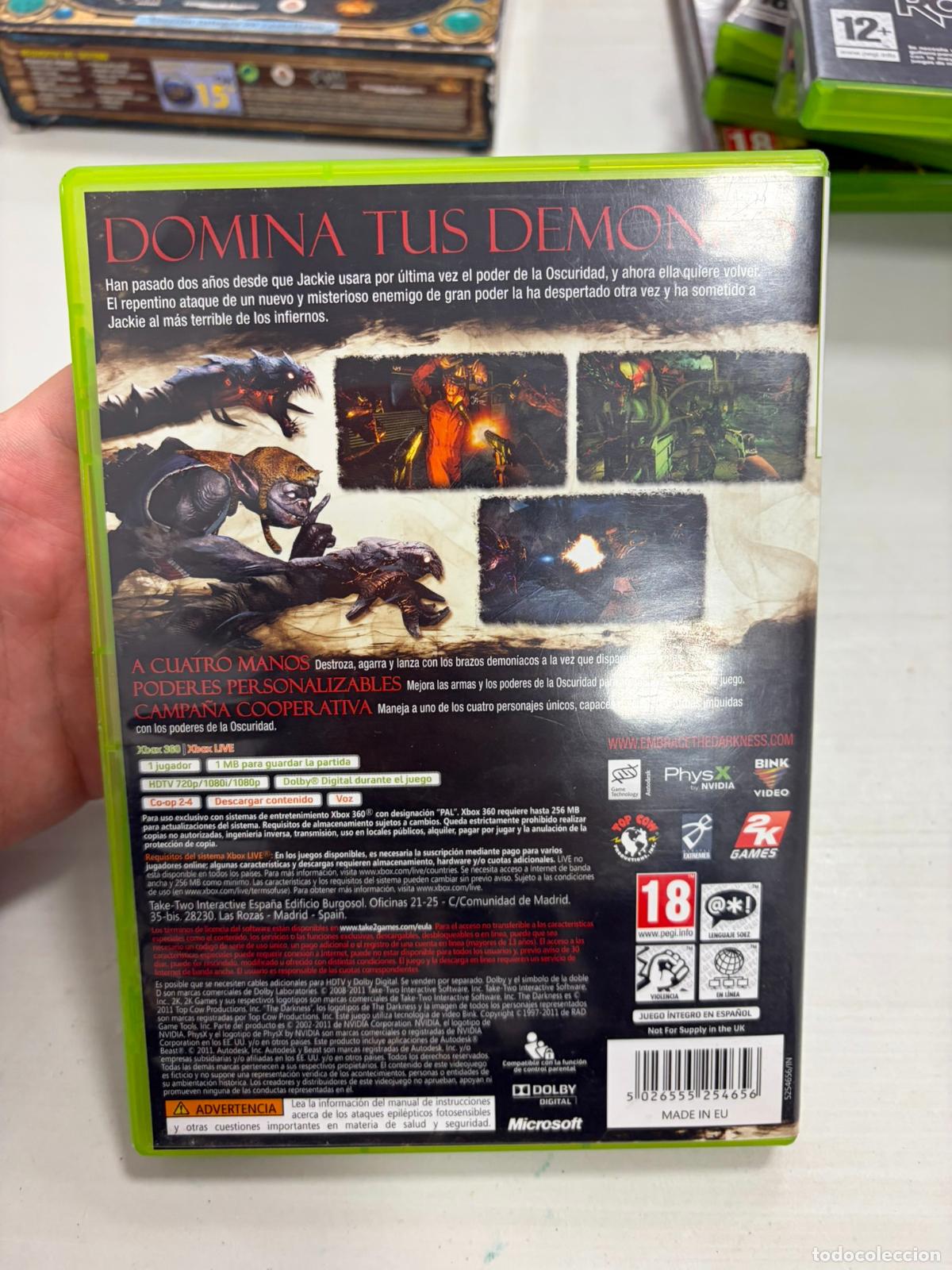 Videojuegos y consolas: Darkness 2 II - Microsoft XBOX 360 PAL ESp - Foto 3