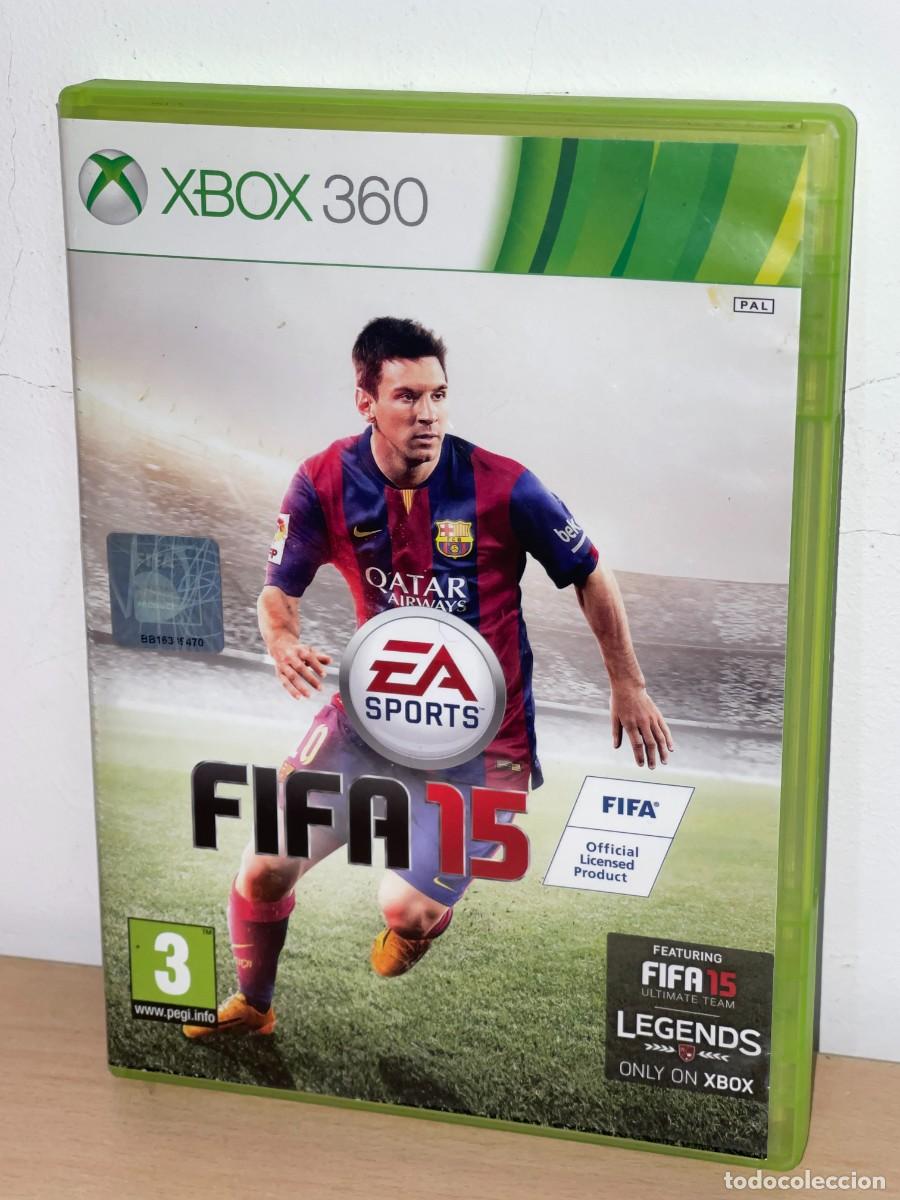 Videojuegos y Consolas: Microsoft XBOX 360 juego FIFA 15 EA Sports PAL fifa legends messi